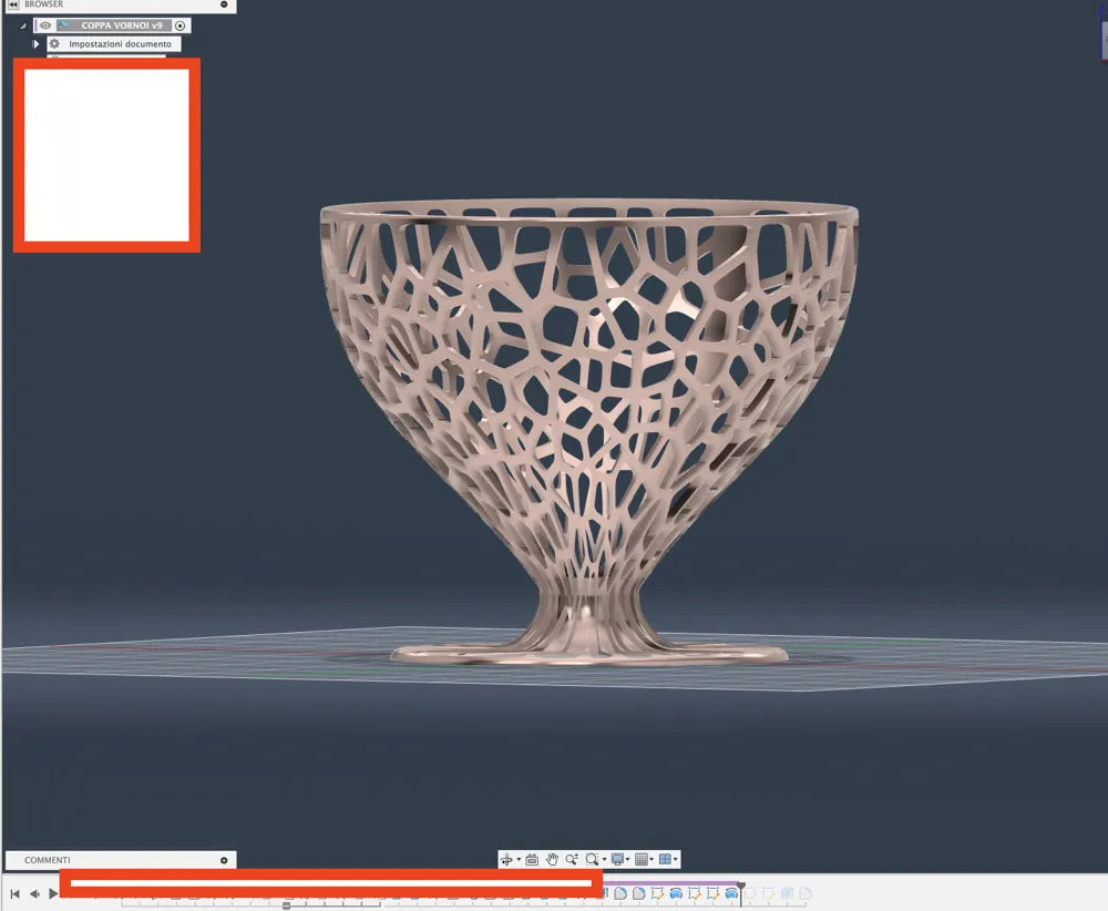 Elegance Fruit Bowl - Organic Design