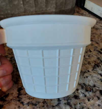 waffle like ice cream pint holder