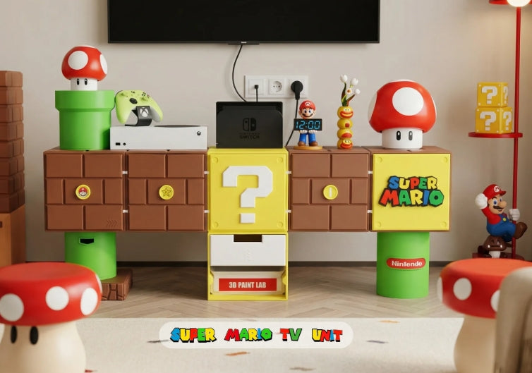 Super Mario Modular TV Unit & Storage System