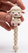 Cute Flexi Sheep Keychain