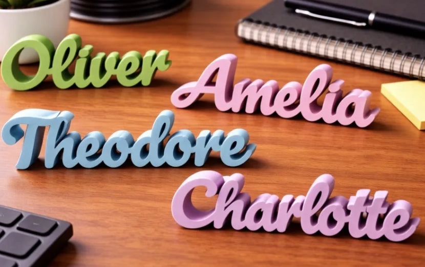 Custom 3D Name for Your Desk