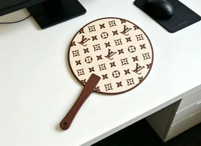 Designer Monogram Fan
